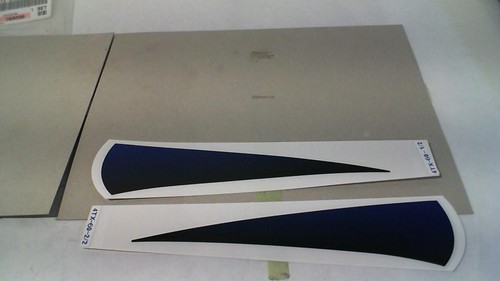 Autocollant bleu réservoir - autocollant,
