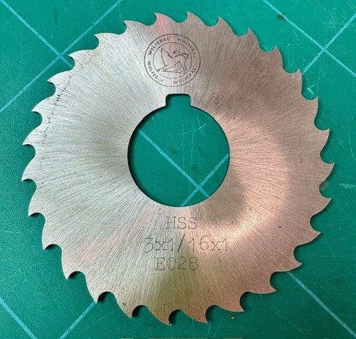 Scie fente hss 1 16 - x, 1/16"