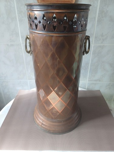 Porte parapluie cuivre - porte,