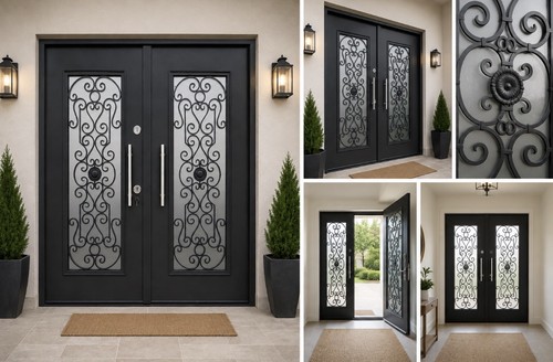Porte entrée - porte, d'entrée