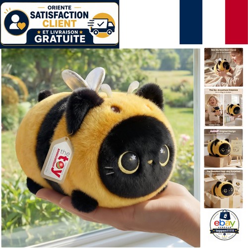 Chat noir peluche - peluche, kawaii