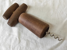 Ancien Tire bouchon en bois à