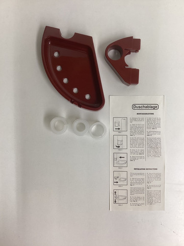 Porte savon rouge neuf - tr,