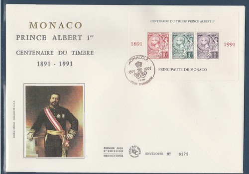 Monaco grande enveloppe - , 1er