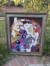 Reproduction Gustav Klimt's "The Maiden" The Virgin 1913 20x24” Overstock Art