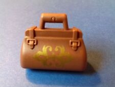 Playmobil Western - *Brown Travel Bag with Gold Pattern for Travelers