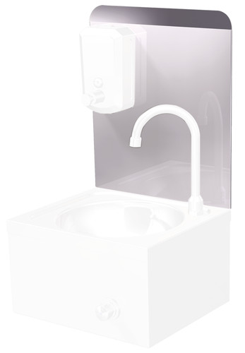 Dosseret inox amovible pour