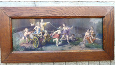 Tableau ancien chromo PUTTIS