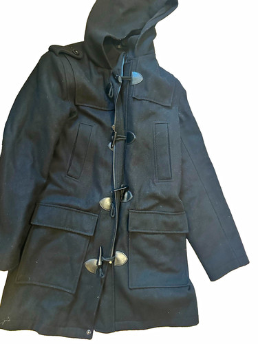 Guess men black wool hooded - men's,