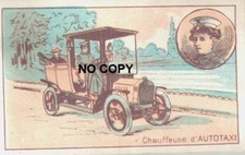 Chromo BEAUTIFUL GARDENER - transport: taxi driver