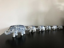 série de 6 éléphants en