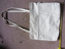 SAC A MAIN BANDOULIERE BLANC
