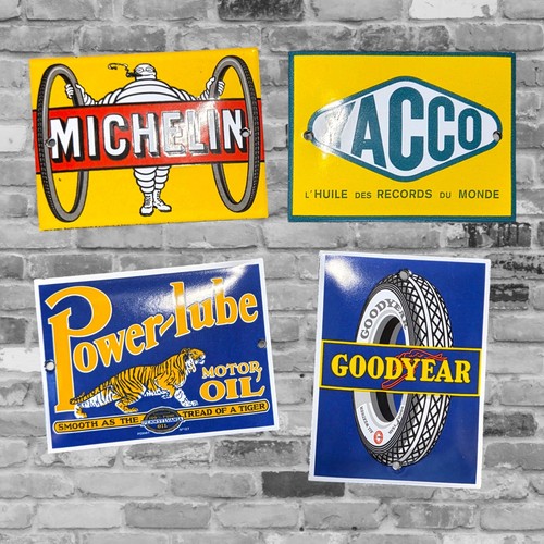 Plaque emaillee michelin - emaillee,
