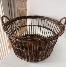 JOLIE GRANDE PANIER  PANIERE EN OSIER LINGE COLLECTION DECO CUISINE CAMPAGNE