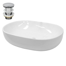 Lavabo en céramique blanc