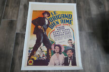 Affiche belge Le brigand bien