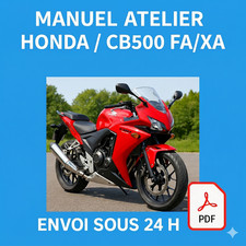 Manuel Atelier Honda CB500