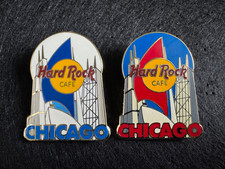 Hard Rock Cafe Pin PROTOTYPE Chicago Sailboat Skyline Sears Tower John Hancock