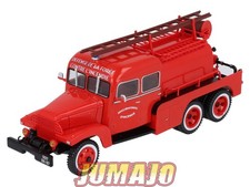 CP132 POMPIERS 1/43 altaya IXO: GMC Double Cabine Service Départemental D'incend