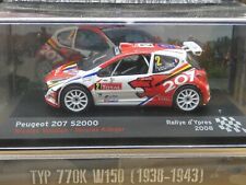 PEUGEOT 207 S2000 Rally D'Ypres 2008 1/43éme IXO Neuf Boite D'Origine