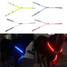 Bright LED cheval poitrine collier Halter harnais de poitrine sécurité bride