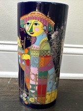 Bjorn WINBLAD (1918-2006) ROSENTHAL Studio Line Vase porcelaine 1001 nuits