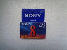 Cassette Video8 Vierge SONY MP 120 - K7 Video 8 120min Neuf