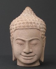 Tête de Bouddha en Pierre du