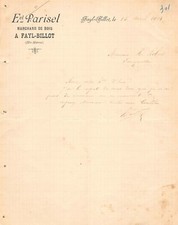 Ancienne lettre - E PARISEL
