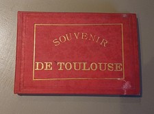 Album de 12 photos albuminées Souvenir de TOULOUSE