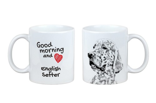 Setter anglais tasse avec