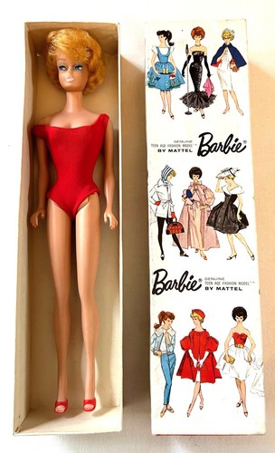 Poupee barbie 1962 blonde - poupee,