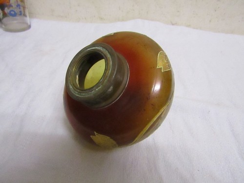Old kerosene lamp spinning top - old,