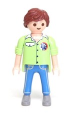 Playmobil Figure Amusement Theme Park Worker Ferris Wheel Ride Operator 5552