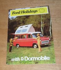 Ford Escort Van Elba & Transit Mk1 Freeway Dormobile Motorhome Brochure 1974 