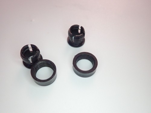 Lot plastique noir - de, 5 mm