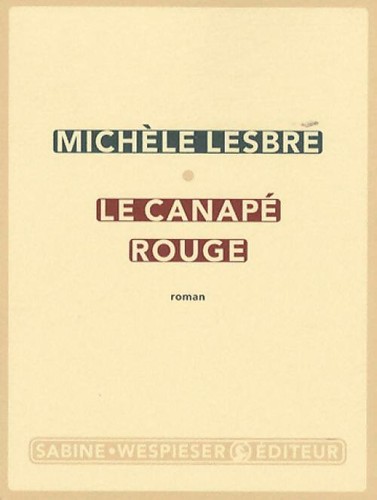 Canapé rouge michèle - le,