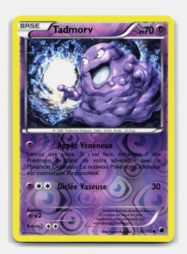 Carte pokémon tadmorv 116 - pokémon,