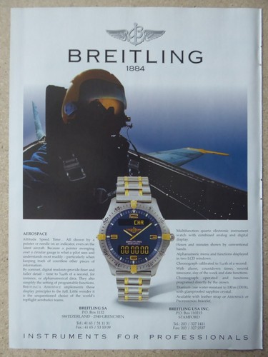 1995 pub montre breitling - 12/1995,