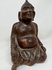 Erotic Buddha Carved Wood 19th EM Asia 