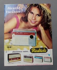 OLD ADVERT CLIPPING ADVERTISING AD 270917 / RADIOLA RADIO TRANSISTOR SOON
