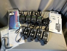 4 PocketWizard Plus II + 4 Multi Max Transceivers + Prerelease Manuals Cords