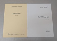 Bernard Andres Automates & Absidioles Pour Harp Sheet Music