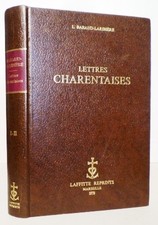 Lettres charentaises.