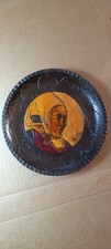 Quimper Paul Fouillen Bretonne - Entirely Handmade & Painted Wood Plate C. 1930