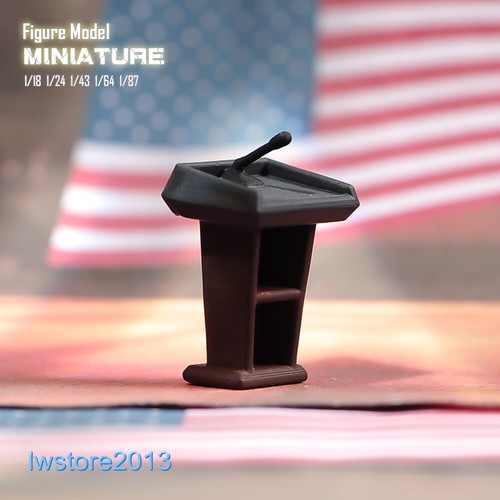 Painted speech podium - painted,