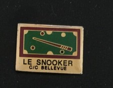 PIN'S LAPEL PIN SPORT BILLIARD SNOOKER 8 POOL W/C BELLEVUE