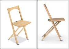 CALLIGARIS OLIVIA 1 Folding Chair Wood Folding Chair Design Made in Italy