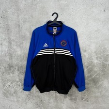 CLUB BRUGGE KV 1998 2000 TRAINING FOOTBALL JACKET ADIDAS TRACK TOP JERSEY SIZE L