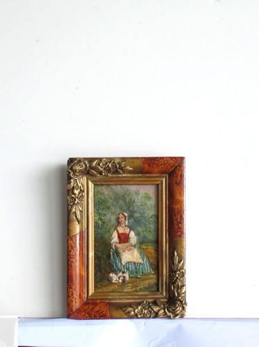 Cadre ancien bois dore - cadre,